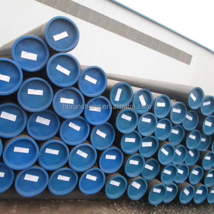ASTM A106 2.1/2'' SCH80 Gr.b Black Steel Seamless Gas Pipes
