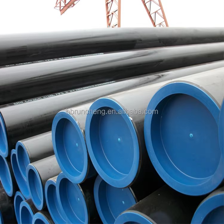 ASTM A106 3'' SCH80 Gr.b Black Steel Seamless Gas Pipes