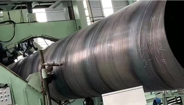 Astm A252 Api 5l Ssaw Erw Awwa C200 Spiral Spiral Welded Steel Pipe 500mm Diameter