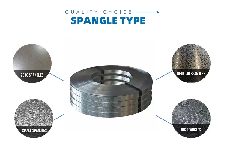 Factory Direct Super Prime Hot Dipped Zinc Coating Galvanized Steel Strip Coil for Roller Shutter Door