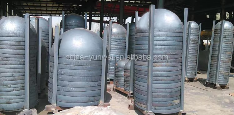 Professional Workshop High Design Storage Carbon Steel Elliptical Propane Tank Flat Bottom Head