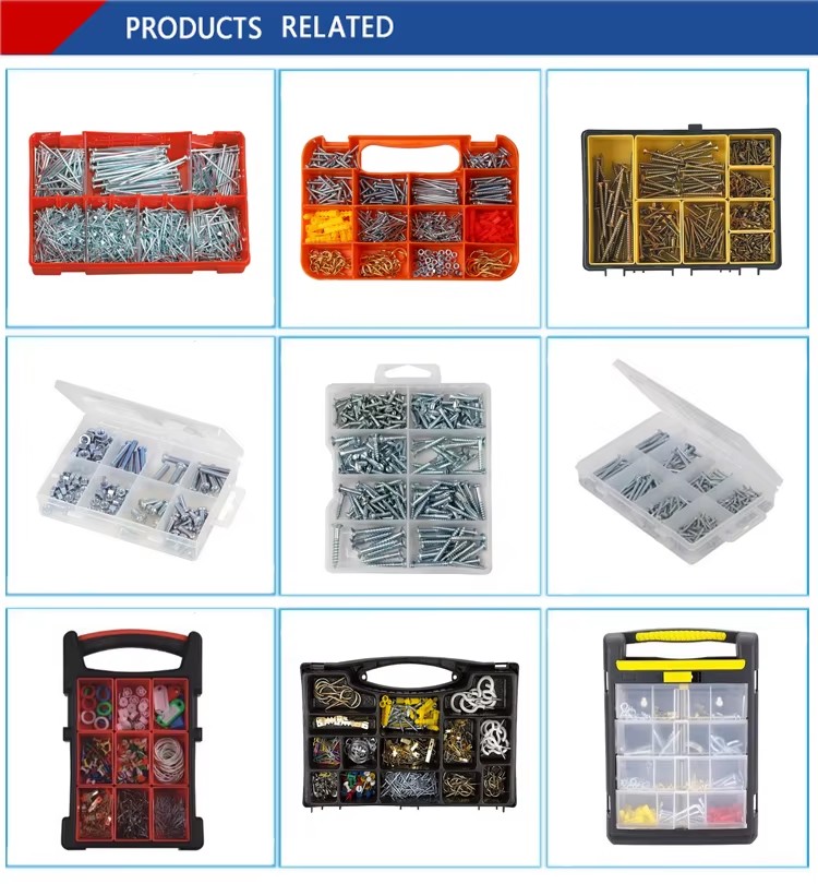Hardware Plastic Packaging Boxes