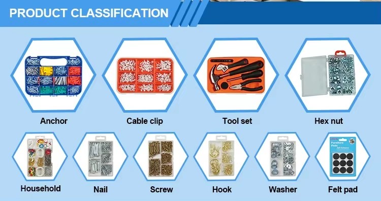 High Quality 26PC Zinc Plated Metal Hose Clips Hose Clamps