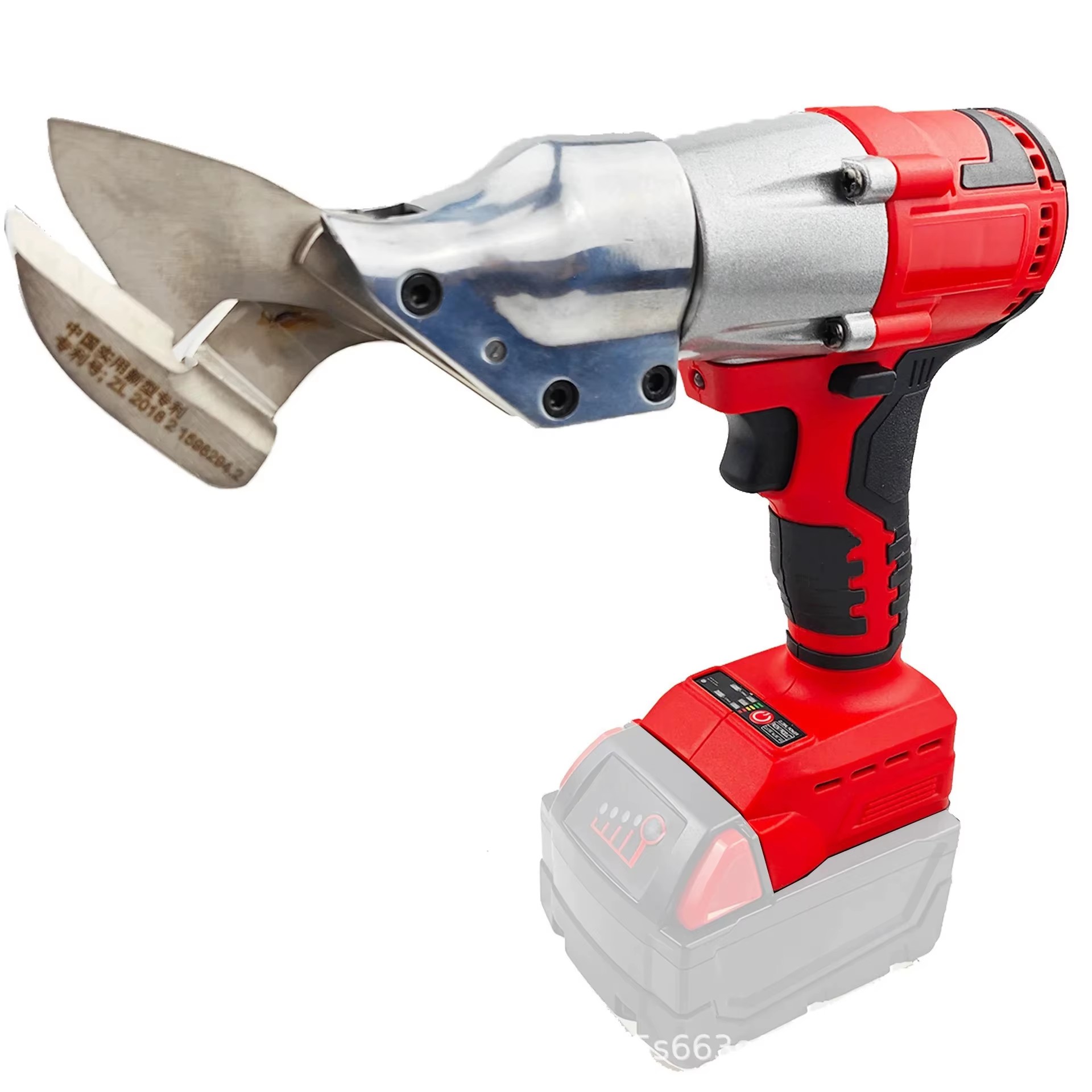 For 18V Battery Electric Iron Scissors Carbon Steel Cutter Power Tools for Sheet Metal Shears Cordless Brushless Tool