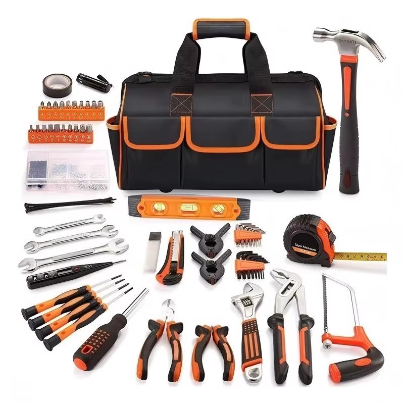 Professional Electrician Screwdriver Set Electric Drill Tape Measure-Battery-Powered Tool Kit Hard Case for Auto Maintenance