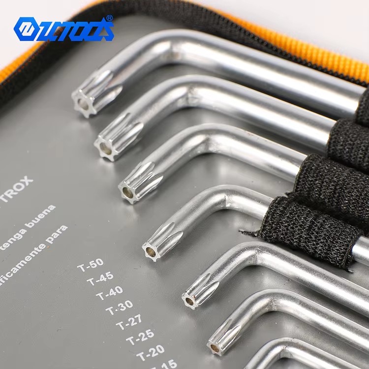 Qixin Star and Hex End Point 20PCS L-key Allen Hex Key Wrench Extra Long and Short Magic Wrench