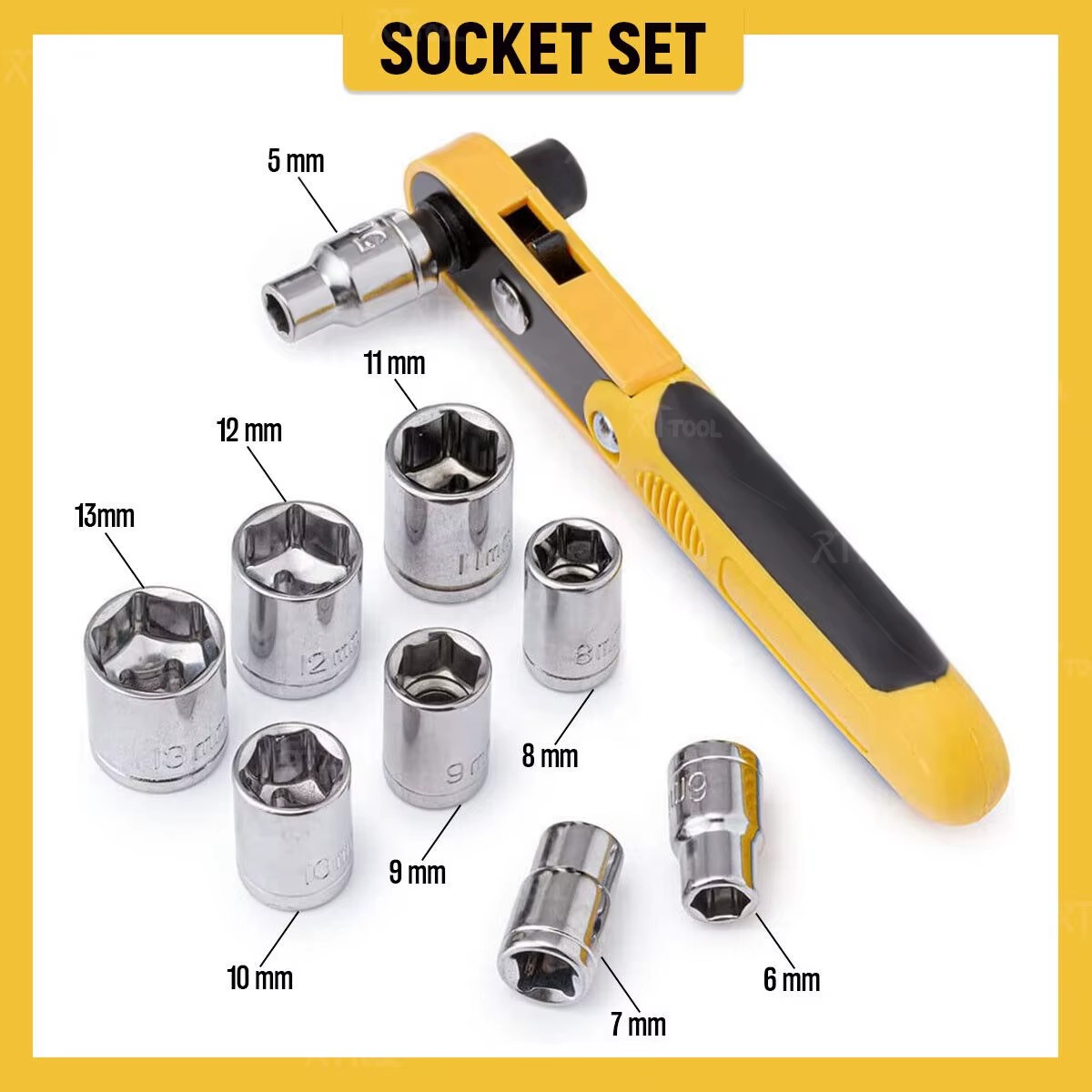 98pcs Plastic Hand Tools Kit RT Socket Wrench Set with Hex Key Measuring Tape Combination Spanner Screwdriver OEM Customizable