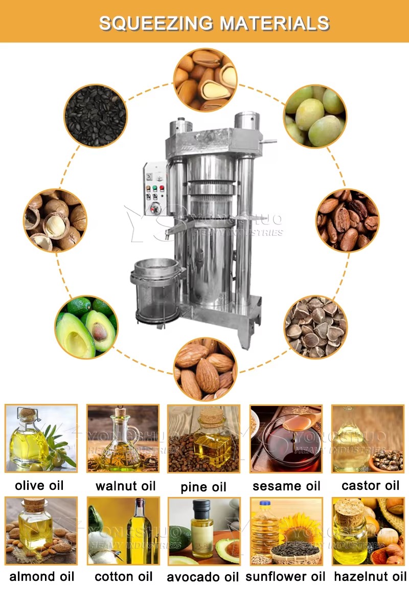 Hydraulic Commercial Olive Oil Press Large Oil Machine Press Big Oil Press Machine