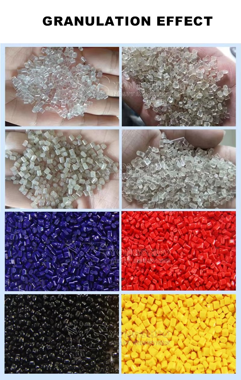 Eva Plastic Granulator Plastic Recycling Granulator Plastic Granulator Raw Material Machine