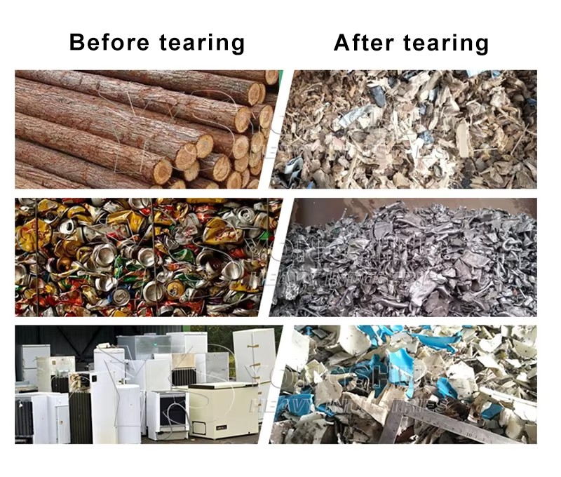 Wood Wool Shredder Wooden Pallet Shredder Wooden Tray Shredder