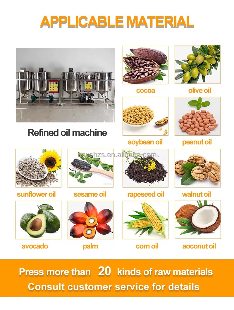 Pyrolysis Oil Refining Machine Corn Oil Refining Machine Vegetable Oil Refining Machine