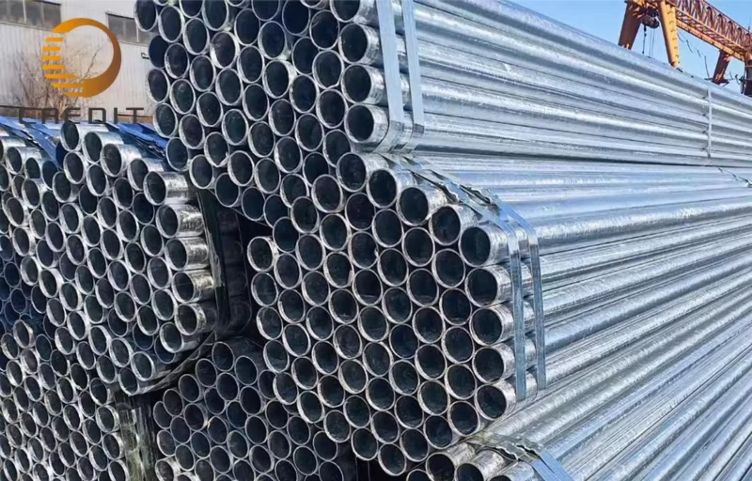 ASTM Standard ERW Hot Dipped Galvanized 1.9inch Carbon Steel Scaffolding Pipe 48.3mm for Construction