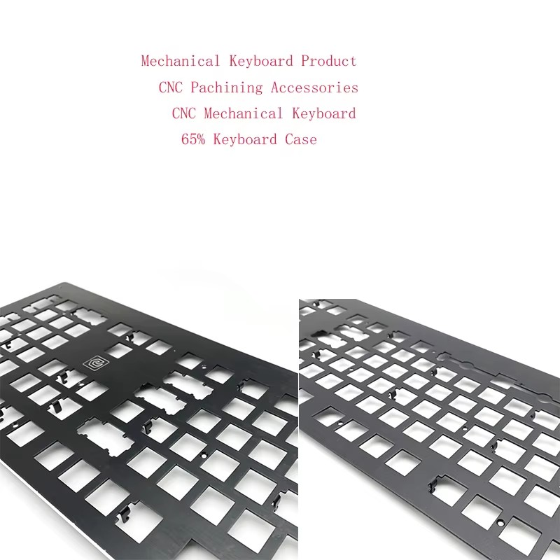 Custom CNC Machined Aluminum Anodized Keyboard for for 65% 75% TKL Mechanical Keyboards