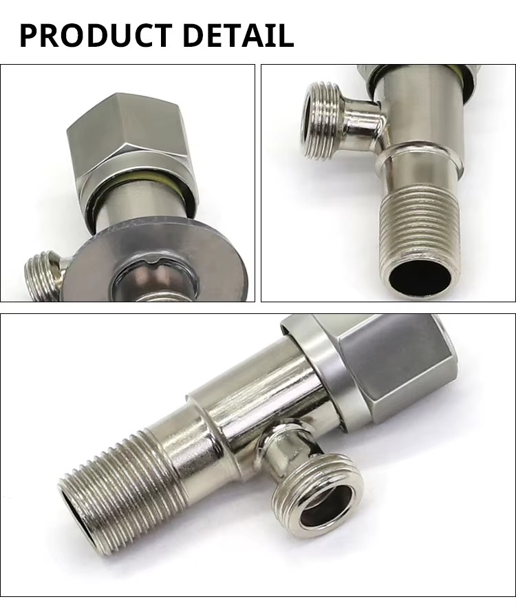 Factory Production and Wholesale Toilet Iron Threaded Angle Seat Water Flow Control Valve
