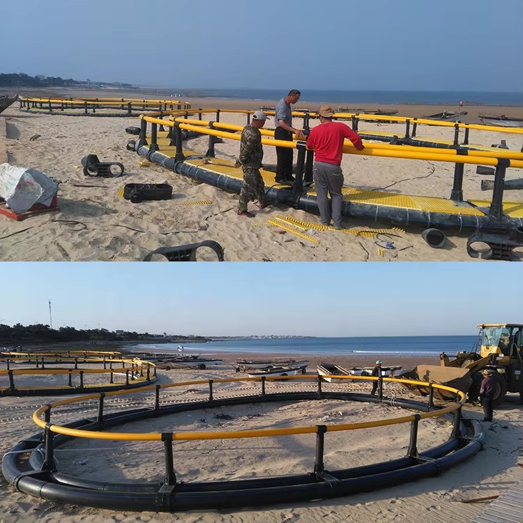 20m Tilapia Agriculture Hdpe Knotless Fish Farming Net Cage Nets