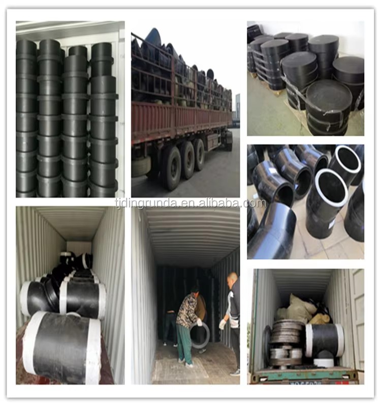 PE100 Pn16 Sdr 11HDPE Pipe Fitting Hdpe Stub End Flange Adaptor