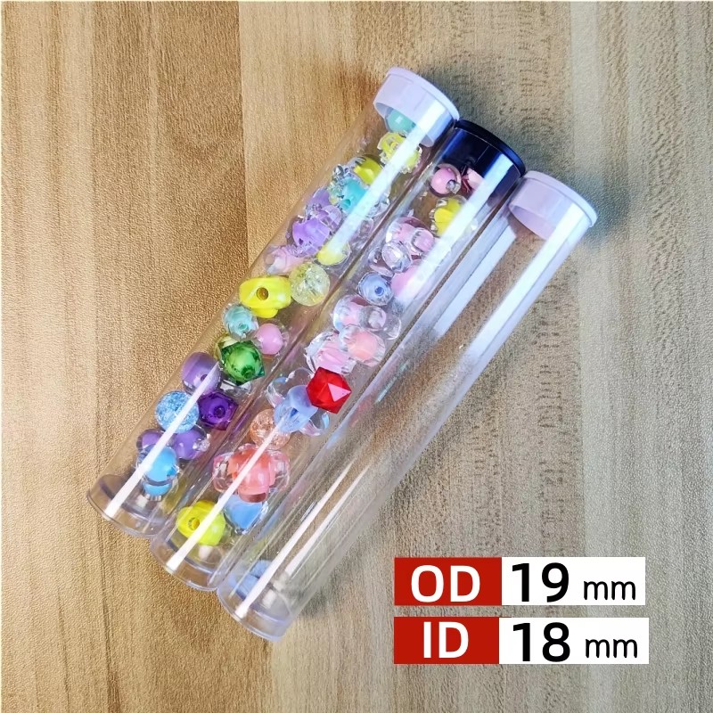 Wholesale Products in Bulk High Quality Plastic Clear Tubes Transparent PC Tube Gift Box Packaging with Lids for Gift Storage