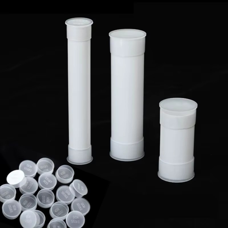 PP Plastic Cylinder Oil Painting Packaging Tube Flip Top Cap Custom Extruded Tubing 10-50mm Diameter Storage Origin