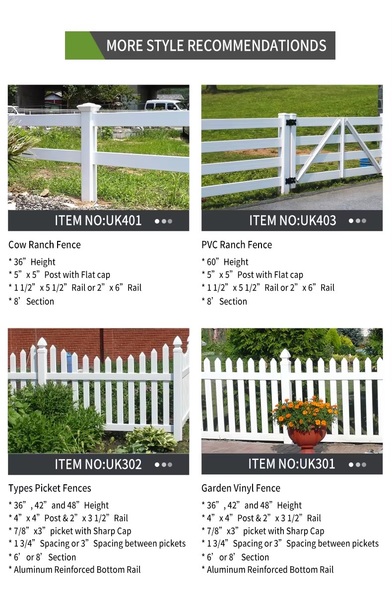 Cheap Pvc Fence Picket Vinyl Retractable Outdoor Trellis & Gates Pvc Privacy Panels for House Plastic Fence