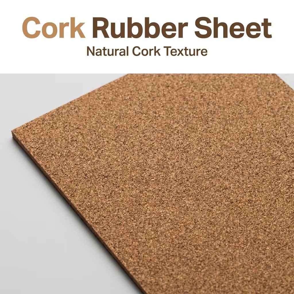 In Stock Natural Cork Rubber Sheet Rubber Board 915x610mm 1.5mm 2mm 3mm Thickness Cutting Service Low Price
