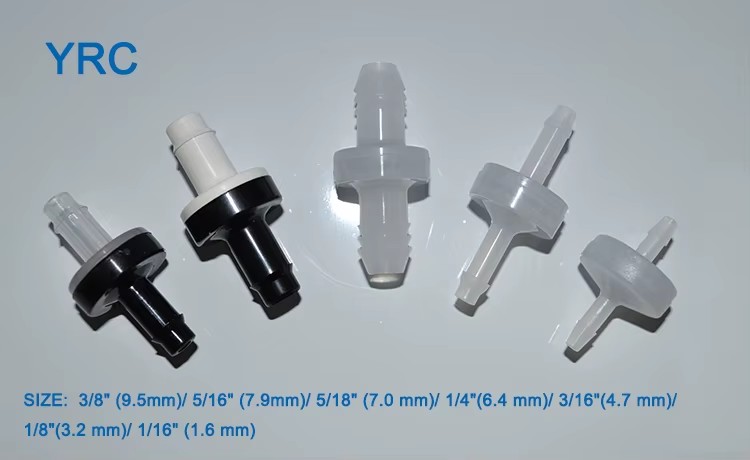 High Quality 3/8" One Way Plastic Ozone PVDF Check Valve for Water Hydraulic