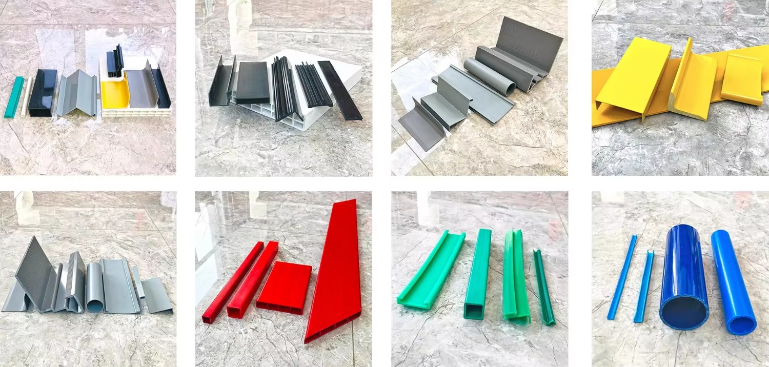 Extrude Brilliance Plastic Extrusions Architectural Rails PVC Customized Profiles for Window and Door Sliding Systems