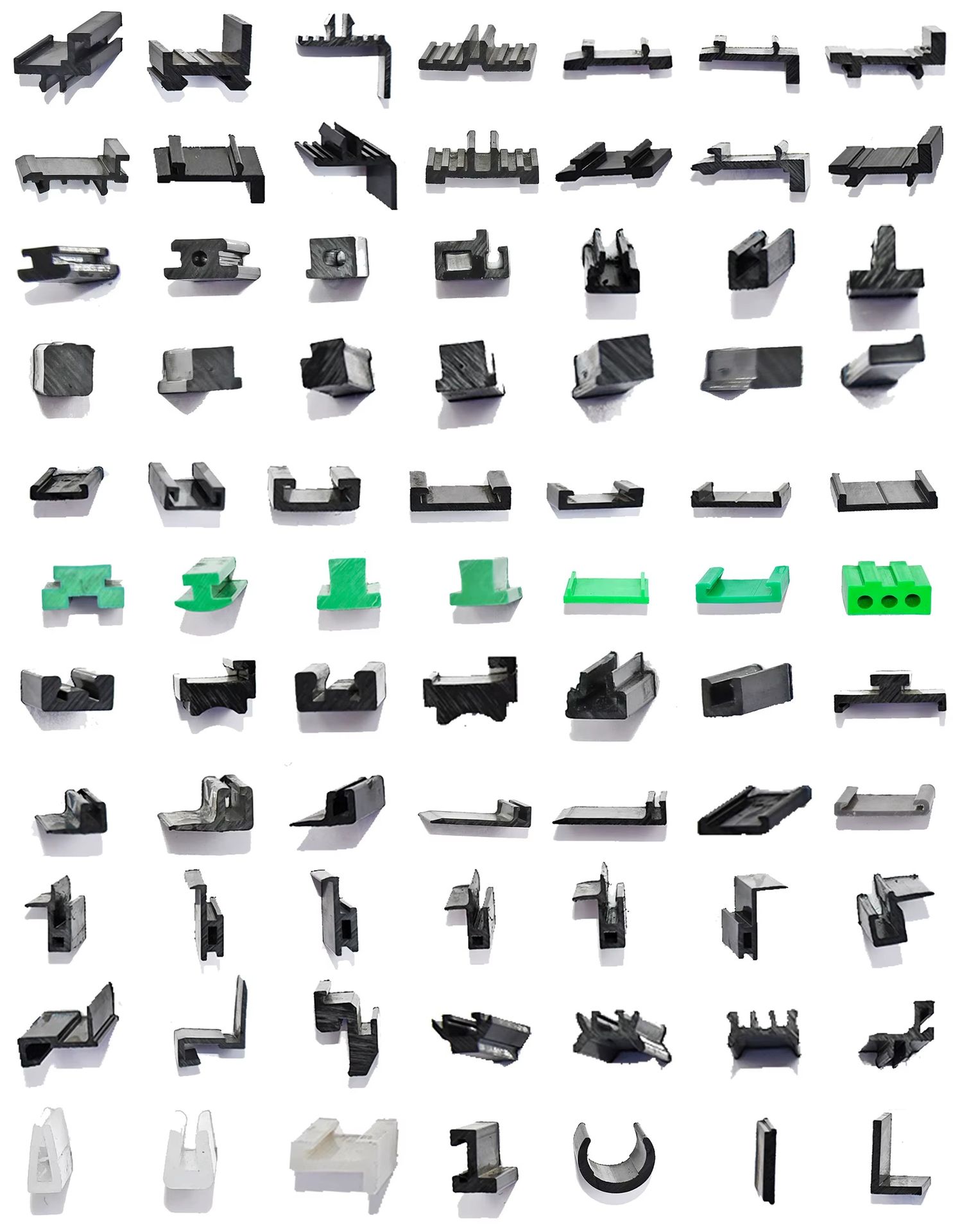 High Quality Can Be Mould Extrusion Abs Pvc Profile Pipe Building Plastic Pvc Profile