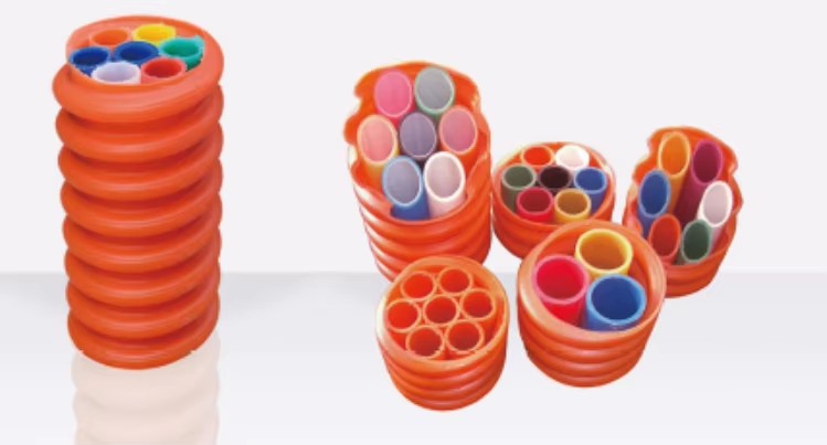Good Price Corrugated Optic Duct COD Pipe HDPE Plastic Pipe 110mm 6 Way Protective Conduit for Highway Cable System