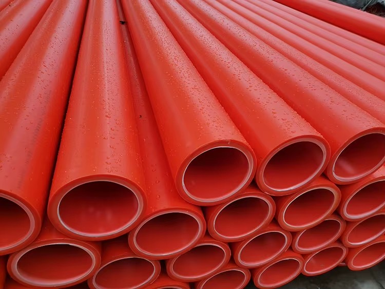 Factory Direct Supply High Quality Brand Orange MPP Power Cable Pipes DN75-DN315 Excellent Electrical Insulation Plastic