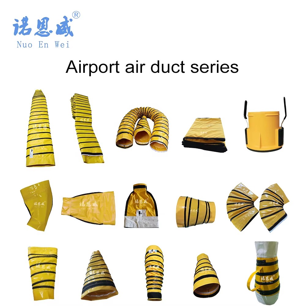 PVC Inflaming Retarding PCA Duct Aircraft Ground air Conditioning Duct Pre-conditioned Insulated air Hose