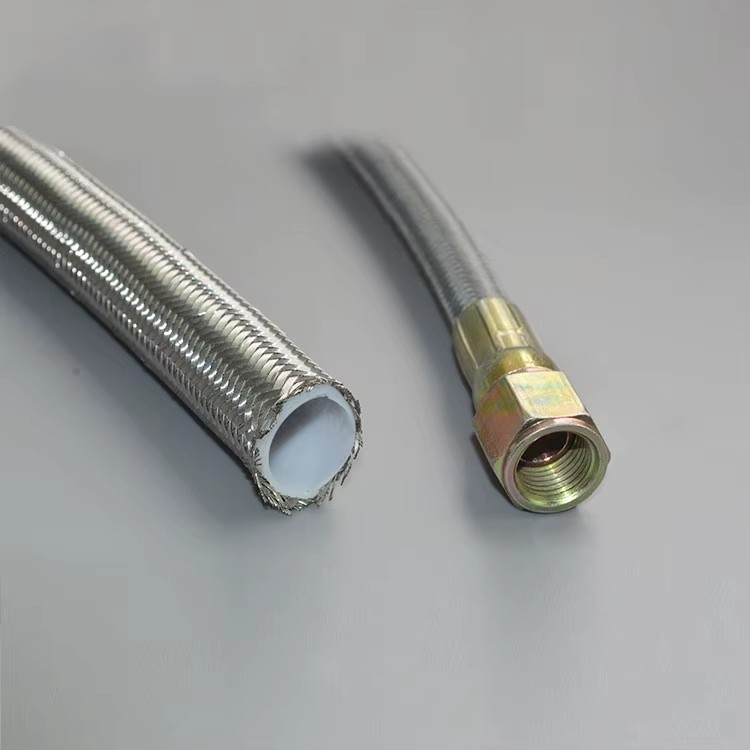 Discount Offer PTFE Lined Flexible Metal Hose Braided Steel Tube for Chemical Plant