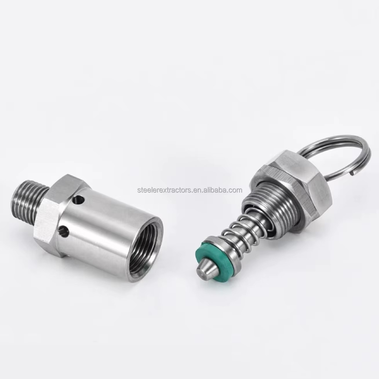 SS304 Stainless Steel Sanitary Spring Full Lift Safety Valve / Pressure Relief Valve / Pressure Release Valve
