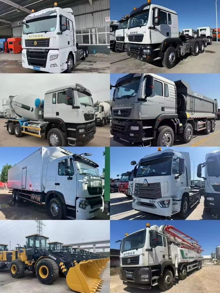 New HOWO MAX 6x4 Diesel Weichai Air Suspension Left Hand Drive Heavy >50T Tractor Truck 10 Wheels Flat Floor Cabin Cargo