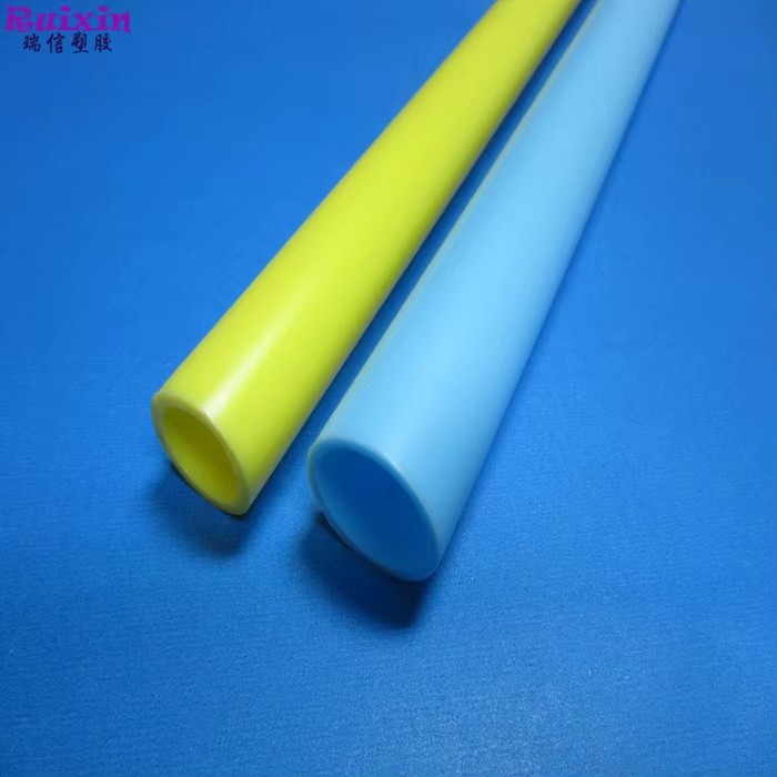 Customized HDPE Plastic Pipe in Various Colors Extruding Plastic Tubes with Cutting Processing Service