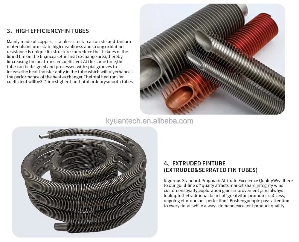 Aluminium Extruded Spiral Fin Tube Manufacture with 30 Year Experience