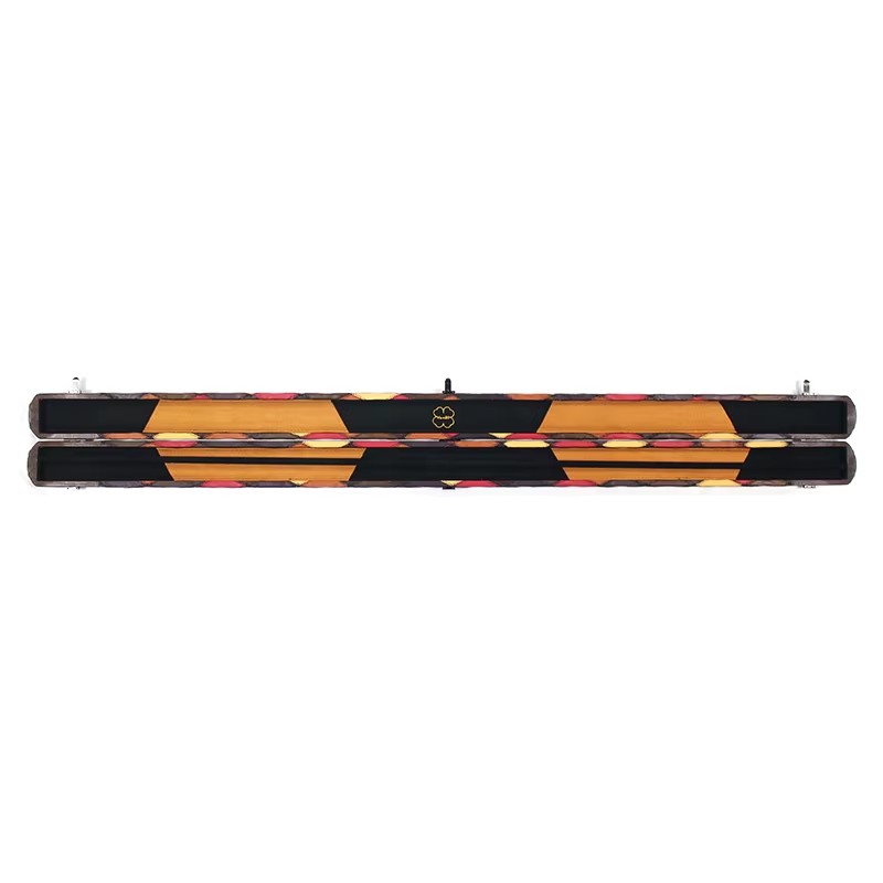 High-end Luxurious Leather One Piece Straight Snooker Cue Case with High Quality for Sale