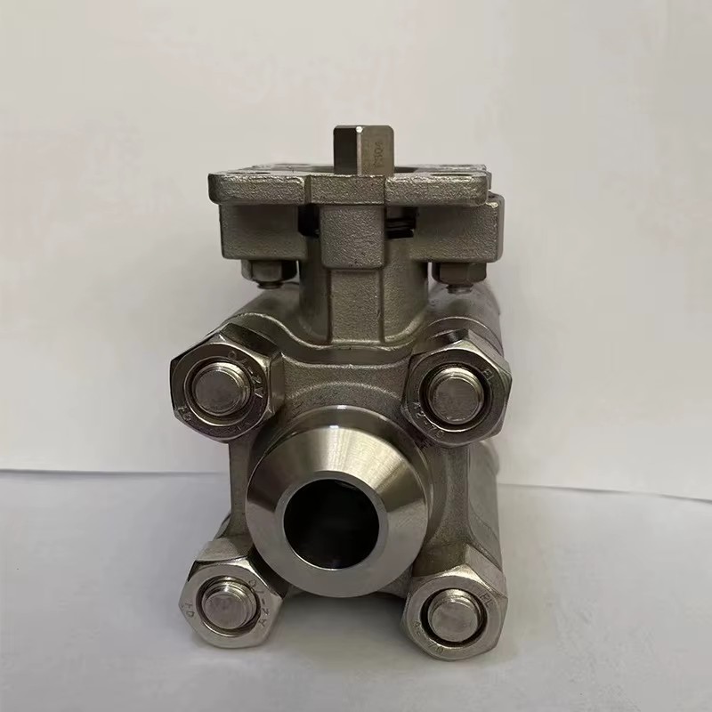 High Temperature High Pressure Three-Piece Butt-Welded Ball Valve Q11F-16P Stainless Steel Oil OEM Manual PTFE Sealing 1/2 Port
