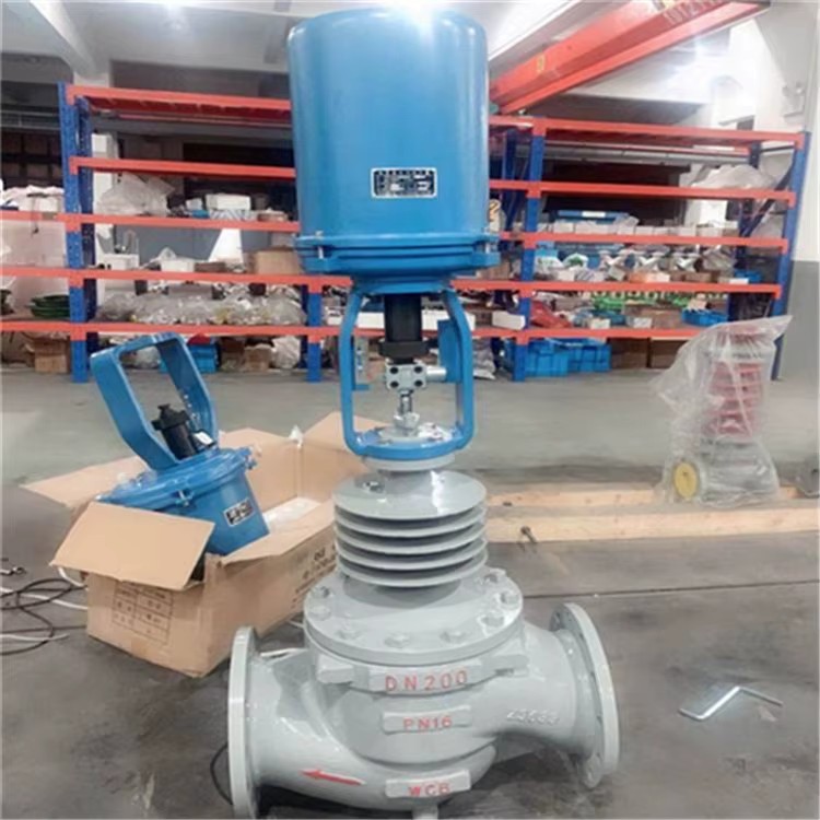 Single Seat IP65 Solenoid Control Valve 220V AC/DC 1-5V Electronic Electric Casting Steel Modulating Gas/Water/Oil OEM EC02