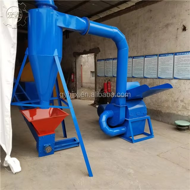 Hammer Mill diesel Engine Wood Small Tree Branch Mulcher Crusher Weed Wood Crusher Chipper