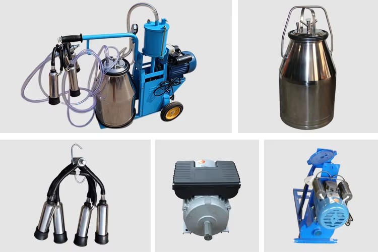 Factory direct selling milk bucket cow milking machine suppliers