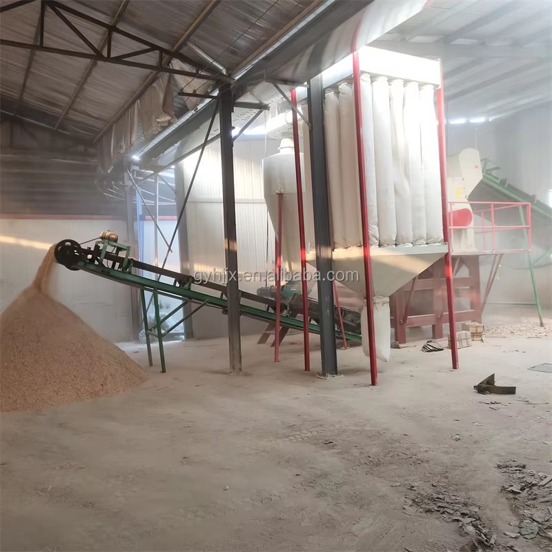 Hammer Mill Machine 5 Ton Per Hour Heayt Duty diesel Engine Wood Chip Sawdust Hammer Mill