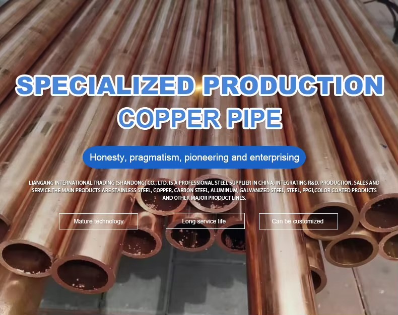 C70600 C71500 seamless Coil Red Copper Pipe Brass Tube Pure Copper Straight Air Conditioner Insulation Pipe Copper Nickel Pipe