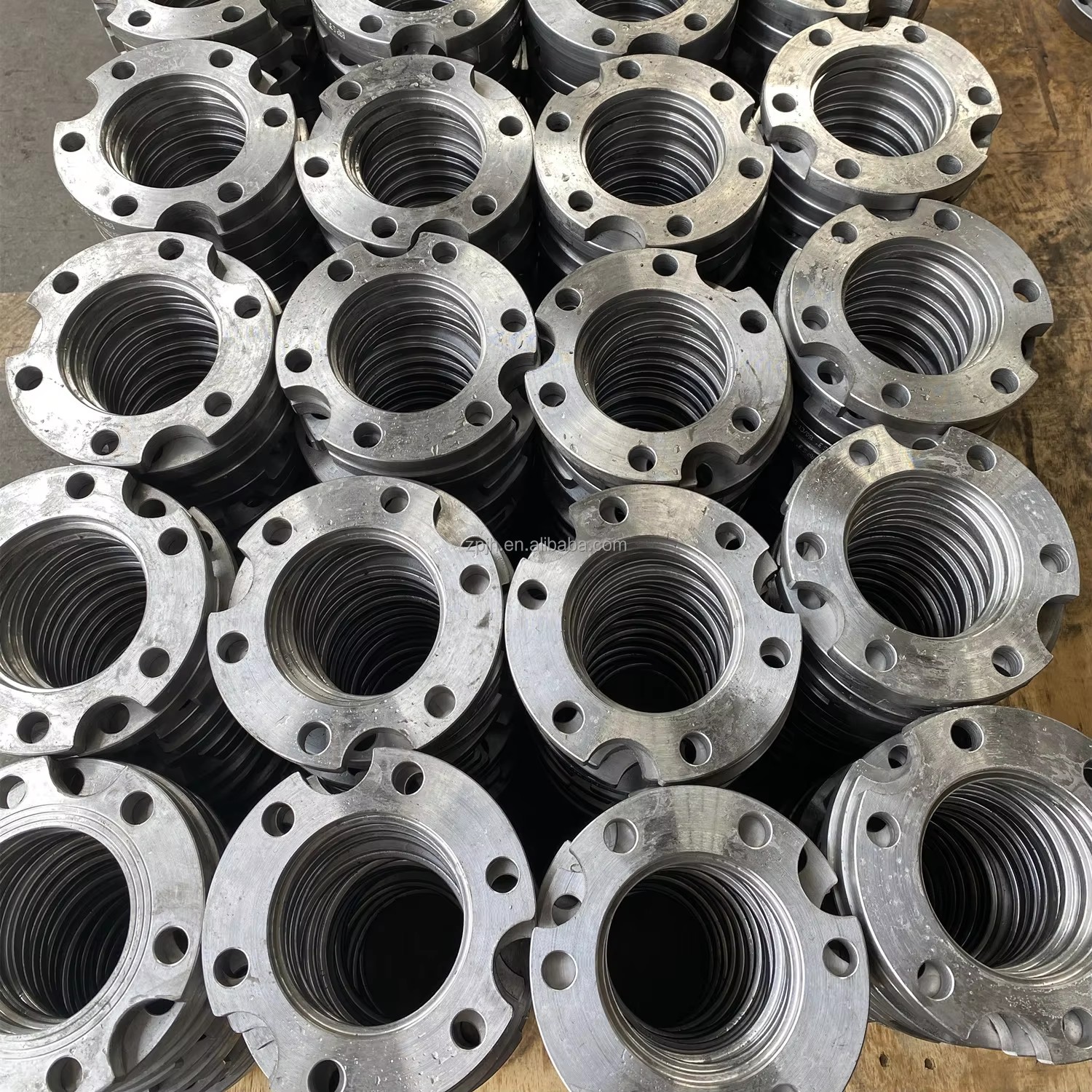 Non Standard Flange With Gap for Pumping and Wall