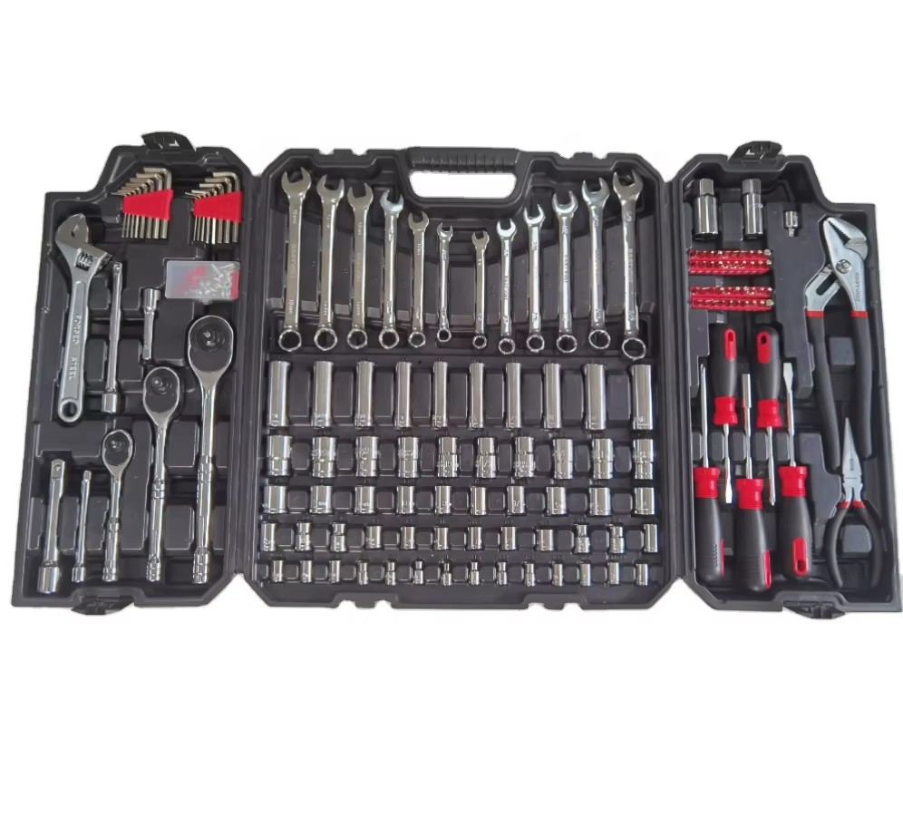 248pcs Hot Selling Quality Ratchet Socket Set 1/2" 1/4" 3/8" Car Repair Socket Wrench Set