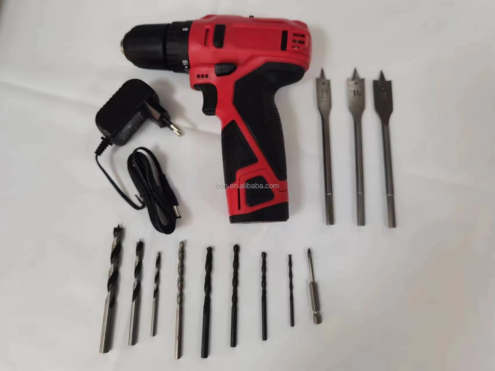 86pcs Rechargeable 10.8v Cordless Impact Drill Tool Set Multifunction Power Tool Set