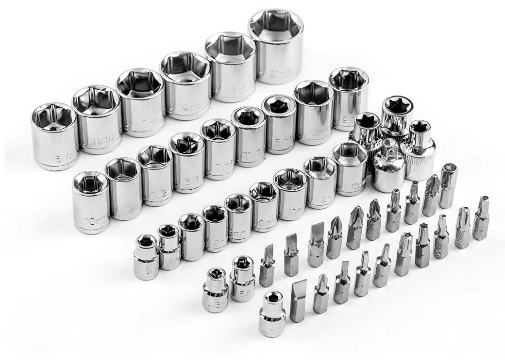 New 144p CRV Socket Wrench Set Car Repair Tool Set with Heavy Duty Plastic case