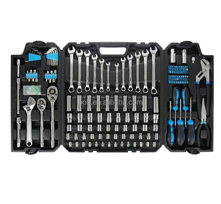 228pcs CRV Hand Tool Set Car Repair Tool Set Socket Wrench Tool Kit Set