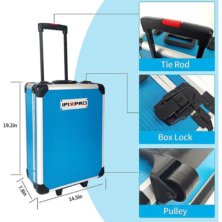 Ifixpro Professional Tool Box Household Luggage Tool Set 799 Pcs Electric Tool Set