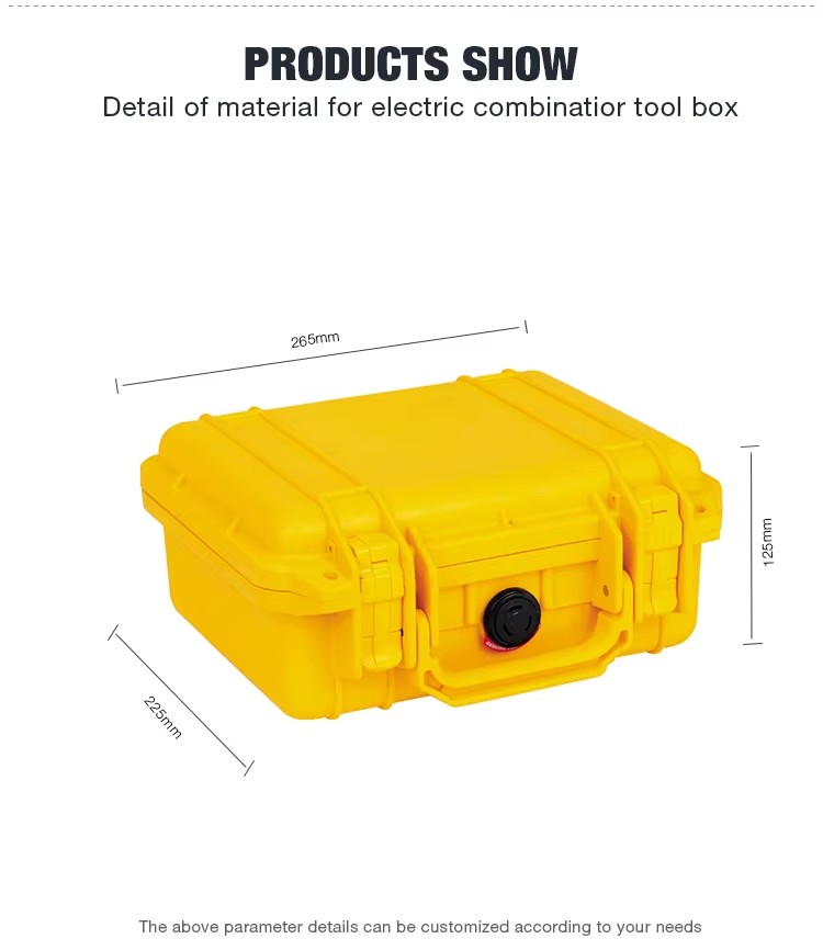 Waterproof Plastic Tool Box Safety Protective Box