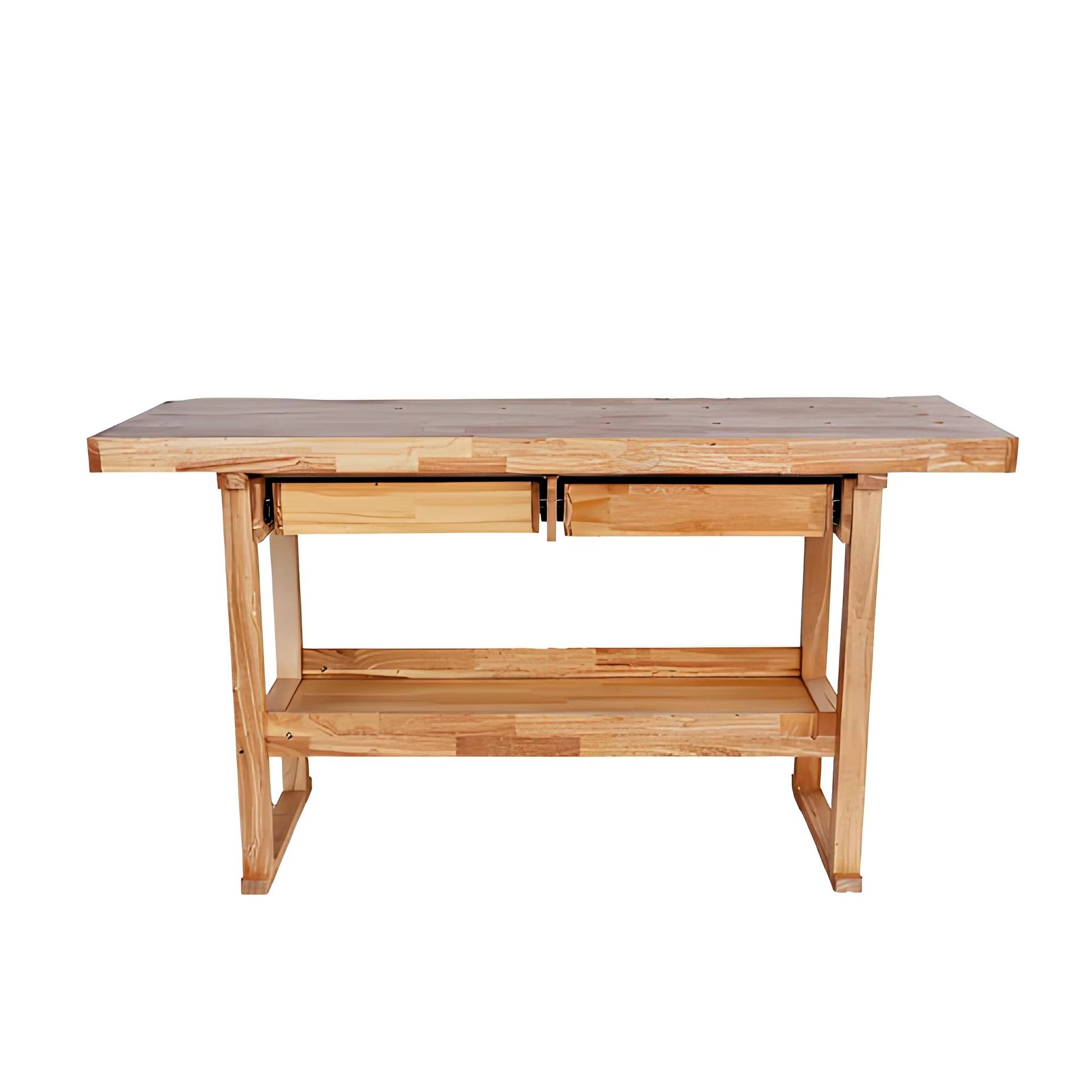 Woodworking Bench Heavy Duty Wooden Workbench With Drawers And Shelf For Carpentry And Metalworking